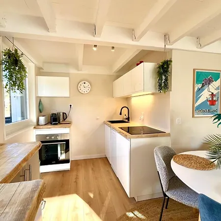Bright For 6 In Saint-gervais Appartement *